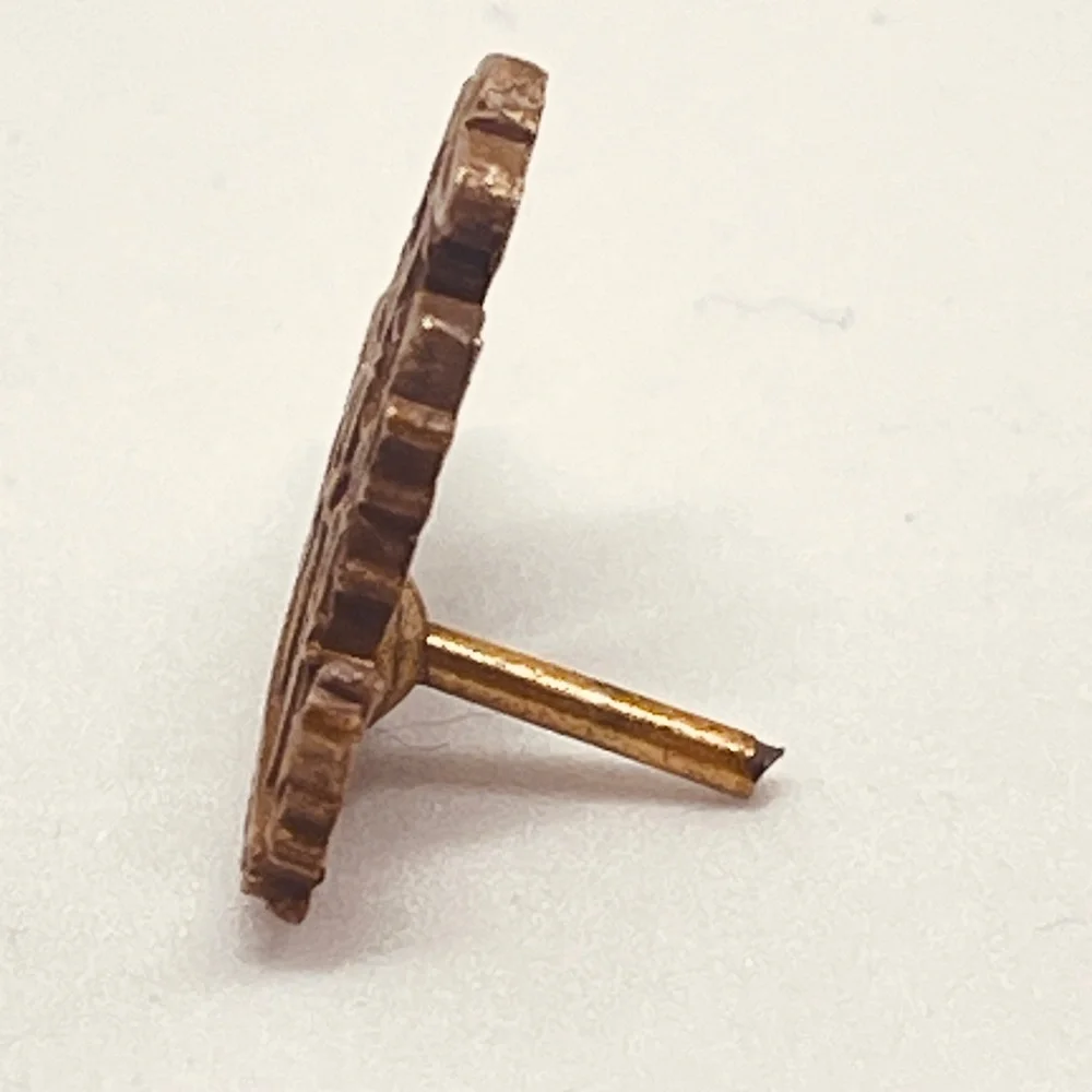 Vintage Bronze Tone Tall Ship With Sails Lapel Pin Pinback Nautical Sailing Boat